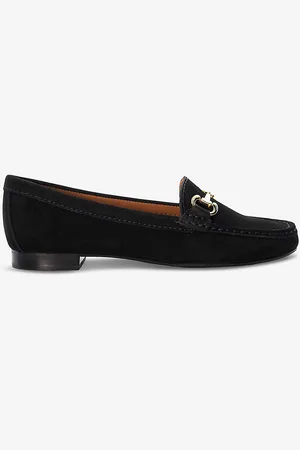 Dune Glenniee Snaffle-embellished Suede Loafers