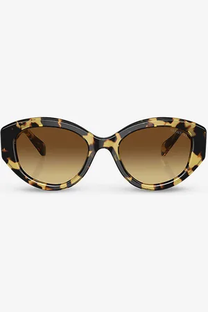 Swarovski Sk6005 Oval-frame Tortoiseshell Acetate Sunglasses