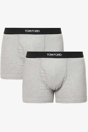 Tom Ford Logo-waistband Stretch-cotton Boxers Pack of Two