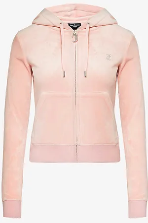 Juicy Couture Robertson Logo-embellished Velour Hoody