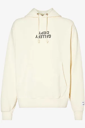 GALLERY DEPT. Logo-print Kangaroo-pocket Cotton Hoody