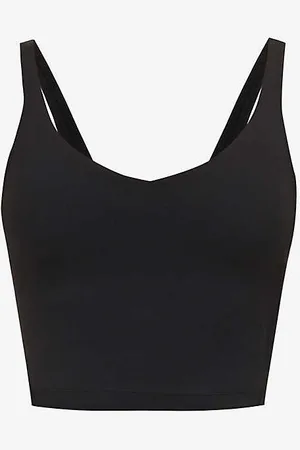 Lululemon Align Cropped Stretch-knit Top