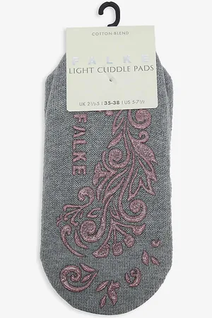 Falke Cuddle Pads Cotton and Wool-blend Socks