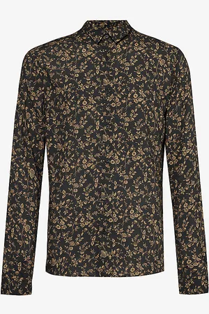 IKKS Flora-print Slim-fit Woven Shirt
