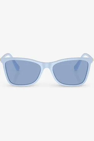 Swarovski Sk6004 Rectangle-frame Acetate Sunglasses