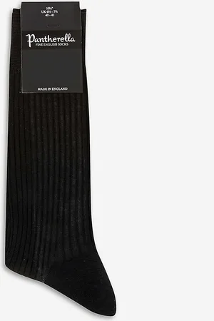 Pantherella Short Ribbed Cotton Socks