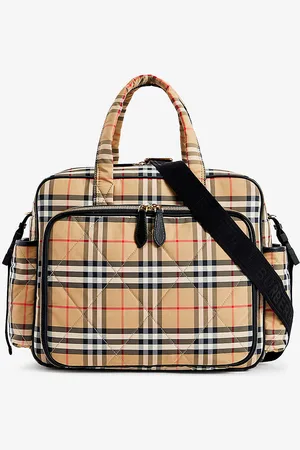 Burberry Logo-print Shell Changing Bag