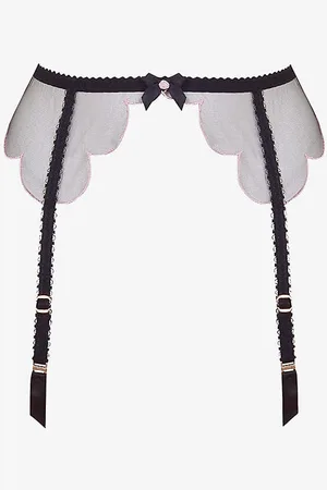 Agent Provocateur Lorna Mesh Suspender Belt
