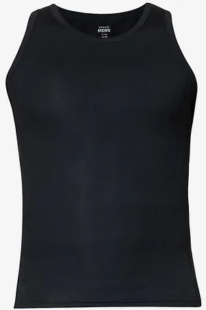 Spanx Sculpt Regular-fit Stretch-cotton Tank Top