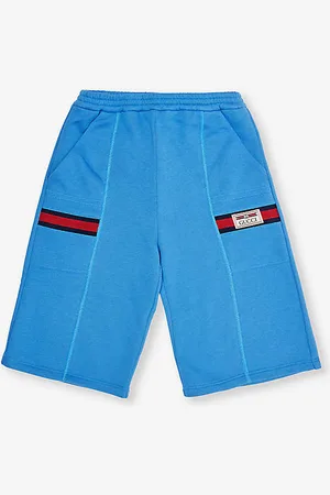 Gucci Logo-patch Cotton-jersey Bermuda Shorts