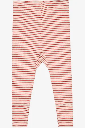 Caramel Judd Stripe Ribbed Cotton-jersey Leggings 3 Months - 12 Years
