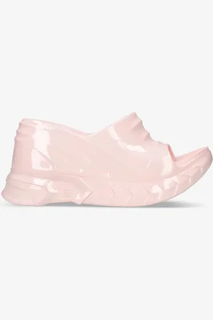 Givenchy Marshmallow Patent-rubber Wedge Mules
