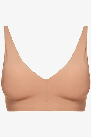 Wolford Pure Skin V-neck Stretch-woven Bra