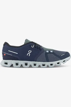 On Running Cloud 5 Brand-print Mesh Low-top Trainers