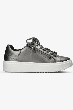 Grey hot sale carvela trainers