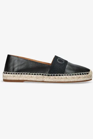 Chloé Piia Logo-embellished Leather Espadrilles