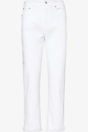 Paige High-rise Straight-leg Stretch-denim Jeans
