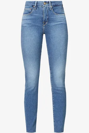 GOOD AMERICAN Good Legs Skinny High-rise Organic Cotton-blend Denim Jeans