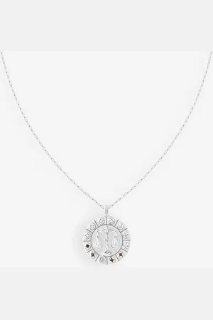 Astrid & Miyu Libra Bold Zodiac Plated Recycled 925 Sterling- Necklace