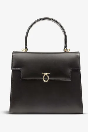 Launer Traviata Leather Tote Bag