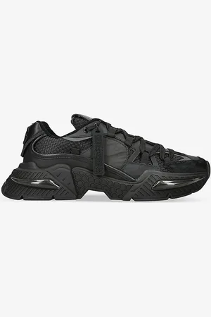 Dolce & Gabbana Airmaster Suede, Leather and Shell Low-top Trainers