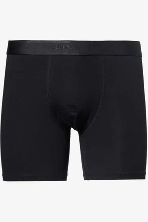 Sunspel Elasticated-waistband Stretch-cotton Trunks