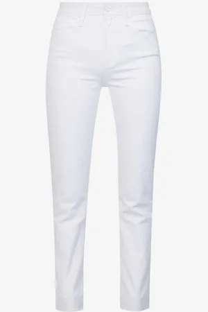 Paige Cindy Slim-fit Mid-rise Stretch-cotton Jeans