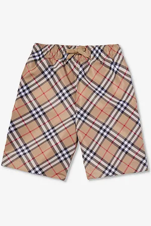 Burberry Malcolm Checked Swim Shorts 3-14 Years
