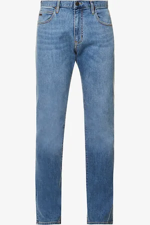 Emporio Armani Regular-fit Straight-leg stretch-denim Jeans