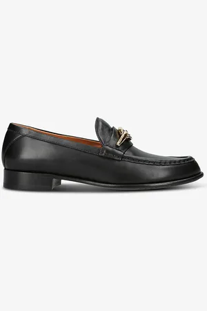 VALENTINO GARAVANI Vlogo Gate Leather Loafers