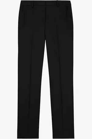 The Kooples Tailored Slim-fit Mid-rise Wool Trousers