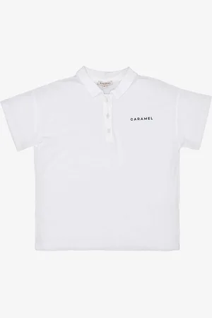 Caramel Radicchio Organic Cotton-blend Polo Top 3-12 Years