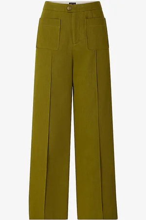 Soeur Harry High-rise Wide-leg Cotton Trousers