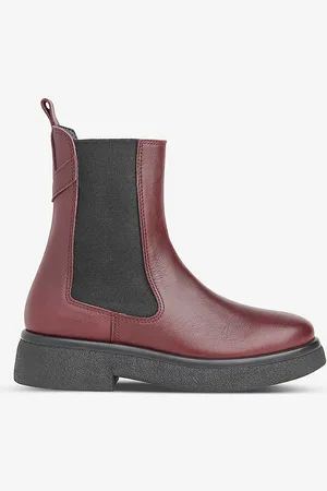 Whistles Aelin Contrast-panel Leather Chelsea Boots