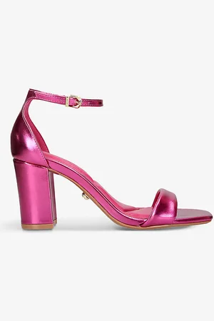 Carvela Second Skin 70 2 Open-toe Block-heel Faux-leather Sandals
