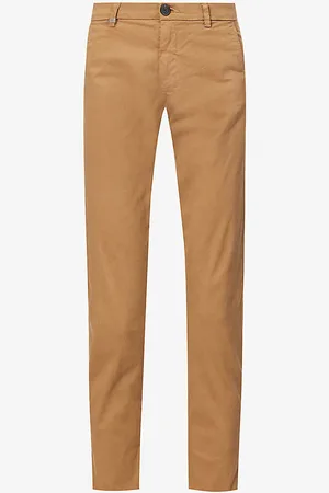 IKKS Regular-fit Straight-leg Stretch-cotton Trousers