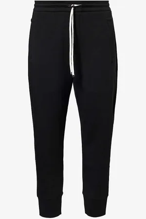 Emporio Armani Logo-patch Stretch Cotton-blend Jogging Bottoms