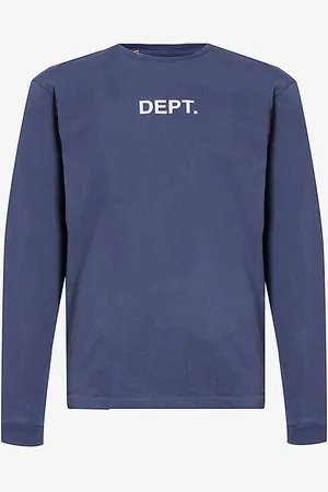 GALLERY DEPT. Logo-print Long-sleeved Cotton-jersey T-shirt