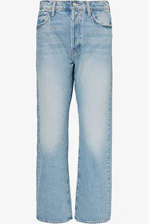 Mother The Ditcher Hover Straight-leg Mid-rise Jeans
