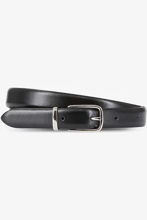 The Kooples Logo-engraved Buckle Leather Belt