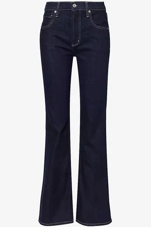 Citizens of Humanity Isola Flared-leg Mid-rise Recycled-cotton Blend 32