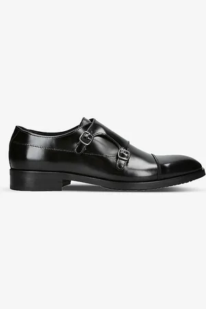 Kurt Geiger Hunter Monk-strap Buckled Leather Shoes