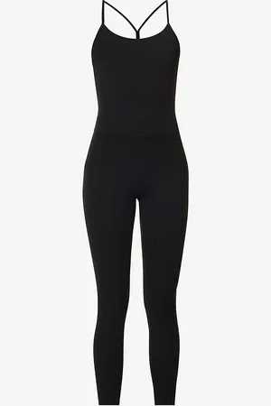 Splits59 Airweight Scoop-neck Stretch-woven Jumpsuit
