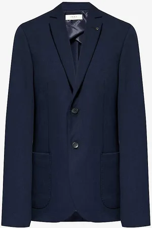 IKKS Notched-lapels Single-breasted Woven Blazer