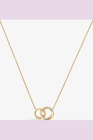 Astrid & Miyu Orbit Crystal Rhodium-plated Recycled Sterling Silver and Cubic Zirconia Necklace