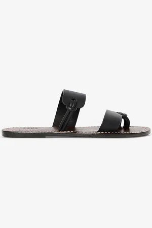 Soeur Uptown Double-strap Flat Leather Sandals