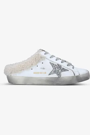 Golden Goose Superstar Sabot 10224 Leather and Shearling Trainers