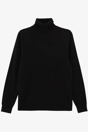 IKKS Roll-neck Slim-fit Wool-blend Jumper