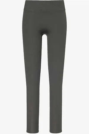 Lounge Underwear Slim-fit Branded-print Stretch-woven Leggings