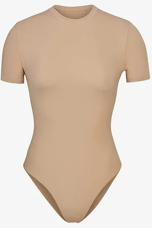 SKIMS Fits Everybody High-neck Stretch-woven Body